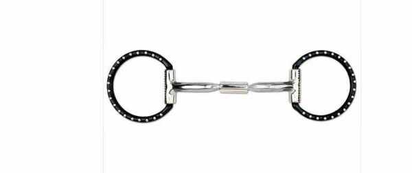 Myler Black Steel Western Dee Comfort Snaffle Wide Barrel MB 02