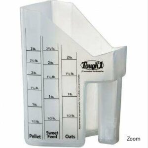 Tough1® Feed Scoop with Measurements