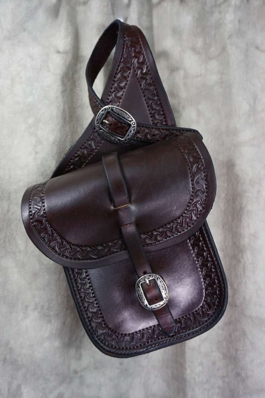 Leather Horn Bag