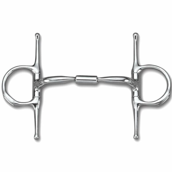 Myler Full Cheek with Hooks with Stainless Steel Comfort Snaffle Wide Barrel MB 02